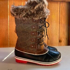 DREAM PAIRS Women's River_1 Mid Calf Waterproof Winter Snow Boots size 7